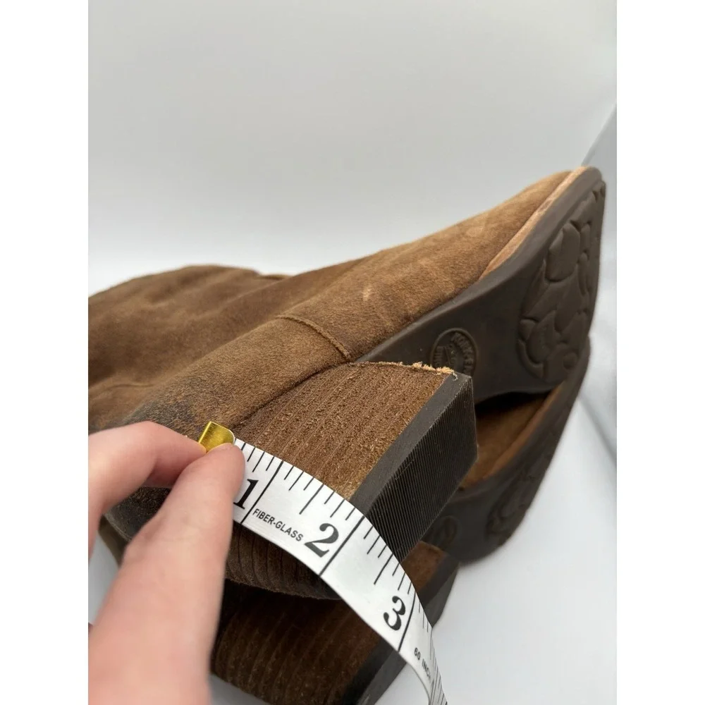 Kork Ease Side Zip Suede Ankle Boots‎ Womens Size 9 M Booties Brown K48523
